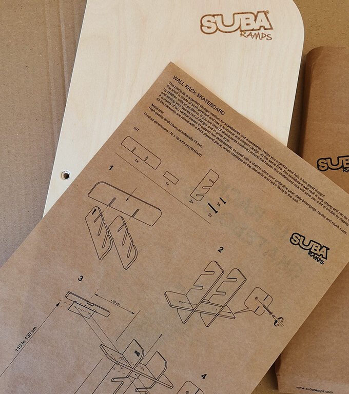 Wall Rack Skateboard